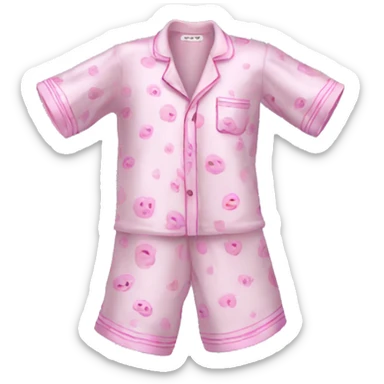 Silk pyjamas  sticker