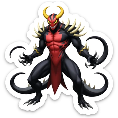 Venom-Giratina-Darkrai-fusion, full body sticker