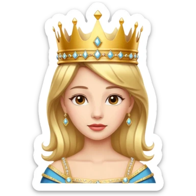 beautiful queen sticker