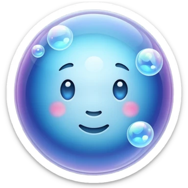 Bolha transparentes sticker