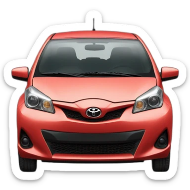 Toyota yaris sticker