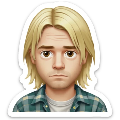 Kurt cobain sticker