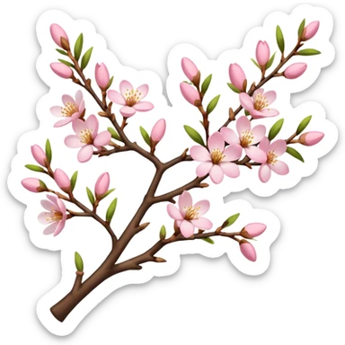 almond tree sticker