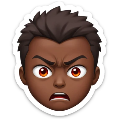 Akira, anger , hatred sticker