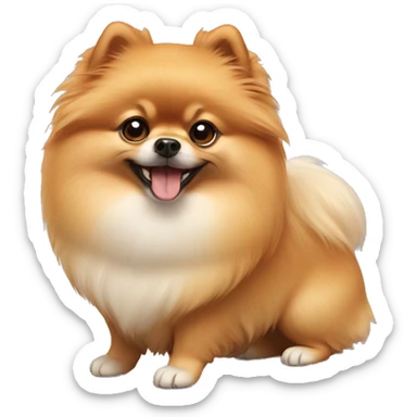 pomeranian sticker