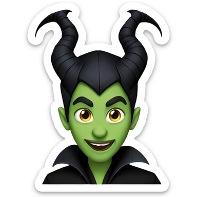 Maleficent sticker