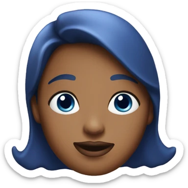 Madame blueberry  sticker