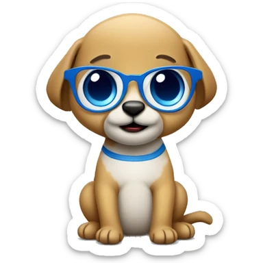 Suricato feliz con camiseta azul sticker