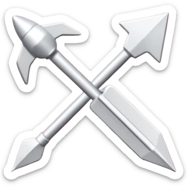 fleche directionelle blanche tres simple  sur fond de couleur rose sur un bouton   sticker