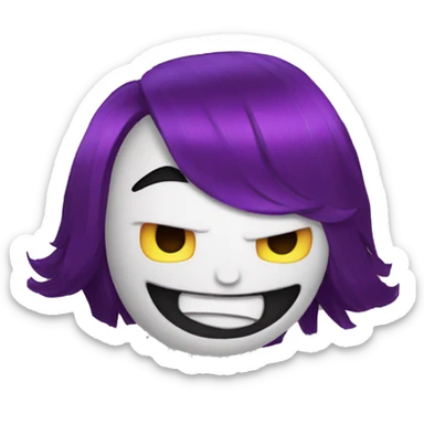 an emoji for alastor from hazbin hotel sticker