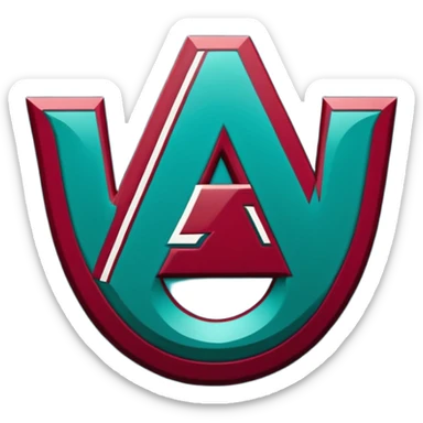 Arizona diamondback teal sticker