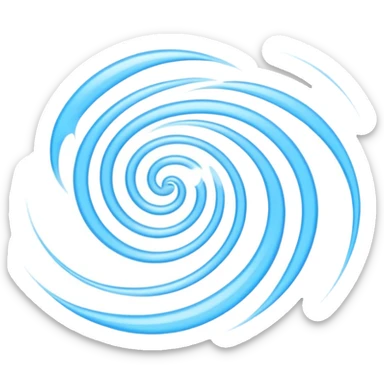 wind blowing away, shown as dynamic air swirls with motion lines, no human sticker