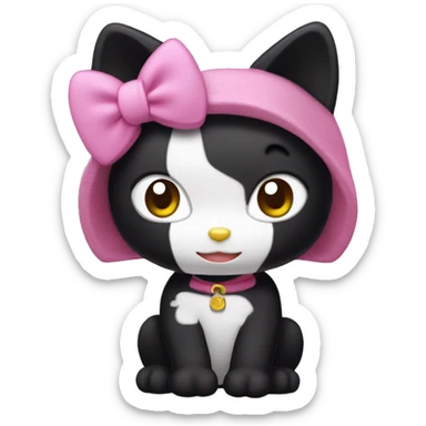 hello-kitty-kuromi sticker