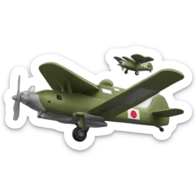 With a plane of the patrol of France sticker