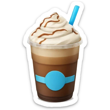 Ice coffee mocha sticker