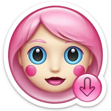 make me a png image with the emoji "❗️" in color EA9197 sticker