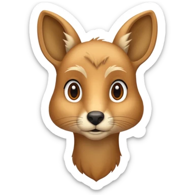 Danish doe wisk sticker