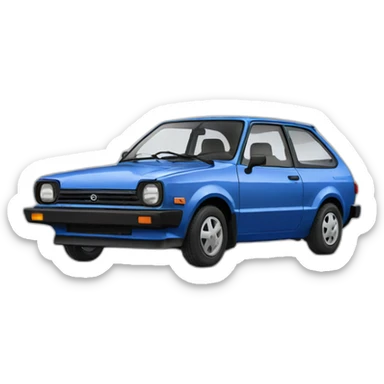Toyota starlet 1981 sticker