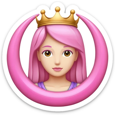 virgo symbol pink sticker