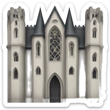 Gothic architecture sticker