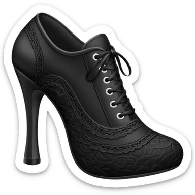 emoji de un calzón sexi negro  sticker