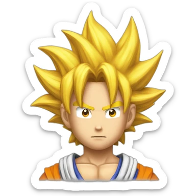 sangoku ssj3 sticker