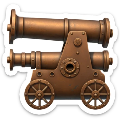 ship cannon  sticker
