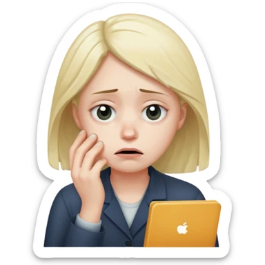 A person working with no pay sticker