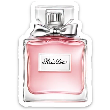 Miss dior perfume sticker