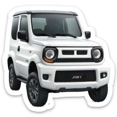 Jimny 2022 white sticker