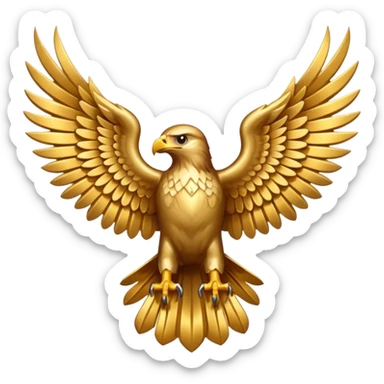 Hawk emblem sticker