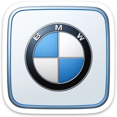 Bmw logo emiji sticker