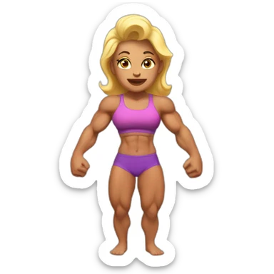 muscle mommy sticker