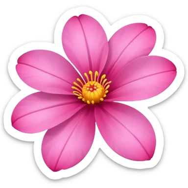 flower pink sticker