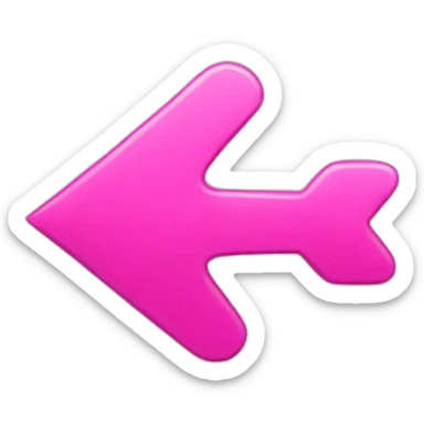 pink arrow sticker