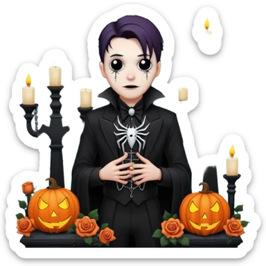 Chris motionless  🕸🦇🎃🥀⚰️🖤🪦⛓🕯🎶🎤 sticker