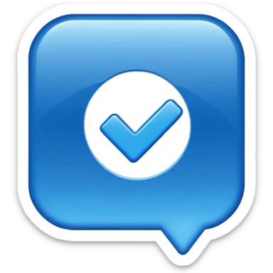 Instagram verified tick sticker