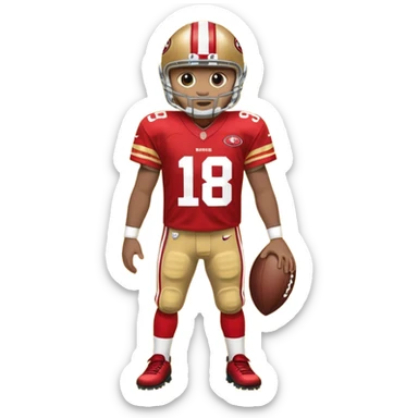 49ers Jersey sticker