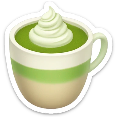 matcha latte sticker