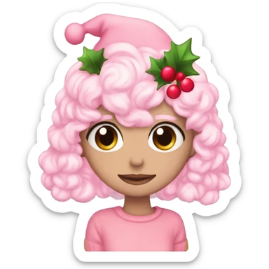 christmas pink cute aesthetic  sticker
