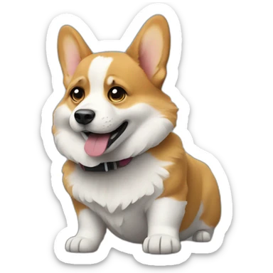 destroying-city-corgi sticker