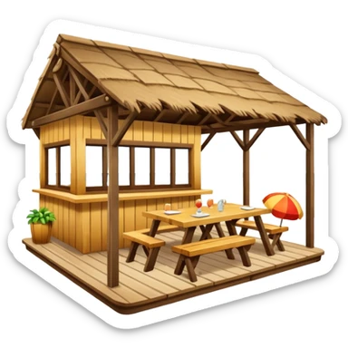 Beachrestaurant sticker