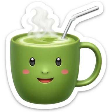 matcha drink sticker