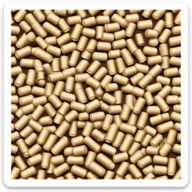 granulé de bois - pellet sticker