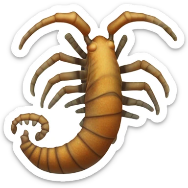 Anomalocaris Weird sticker