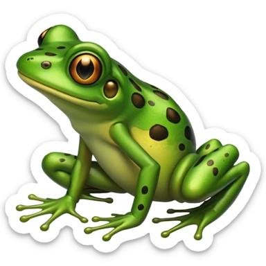 Puerto Rico frog  sticker
