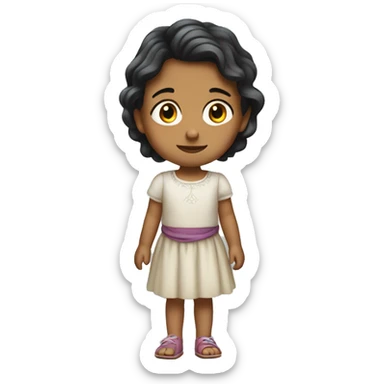 niña pequeña sticker