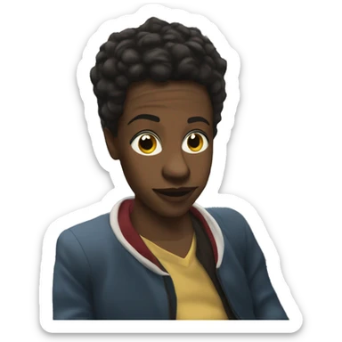 Brooklyn Davison on a train sticker