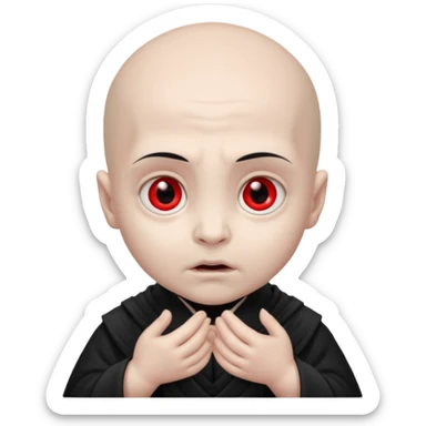 Voldemort as a baby sticker