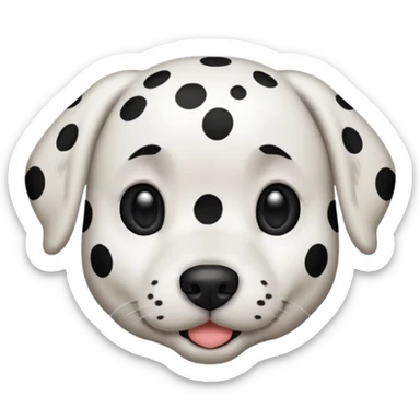 emoji dalmata sticker